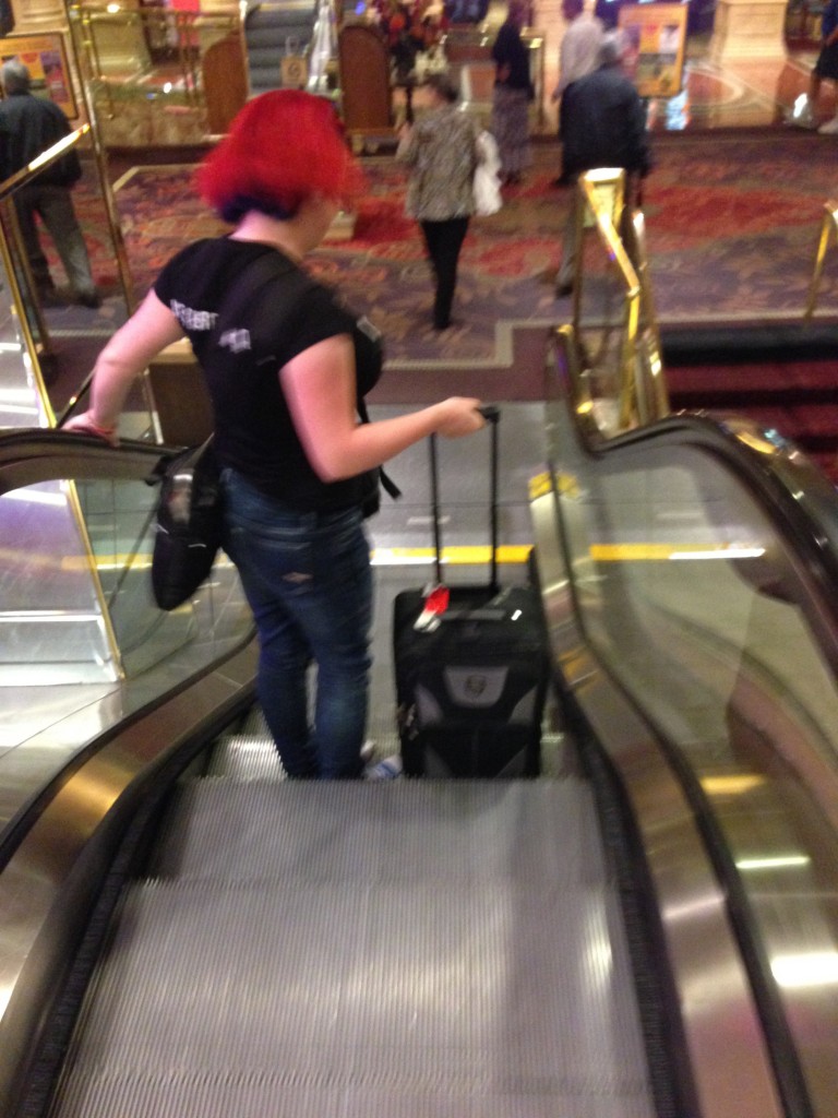 The Escalatrix De-escalates the Shortest Escalator I.