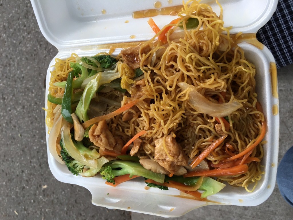 Vegetable Chow Mein from my favourite food truck: Wokking On Wheels!