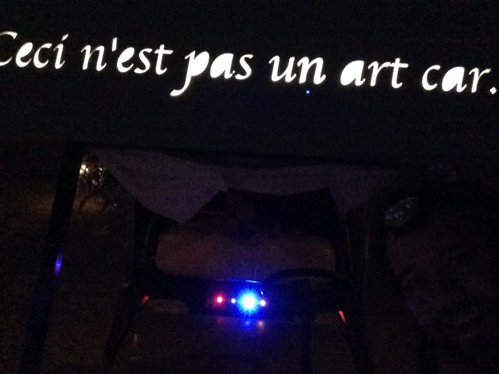 Ceci n'est pas le cote d'un art car.