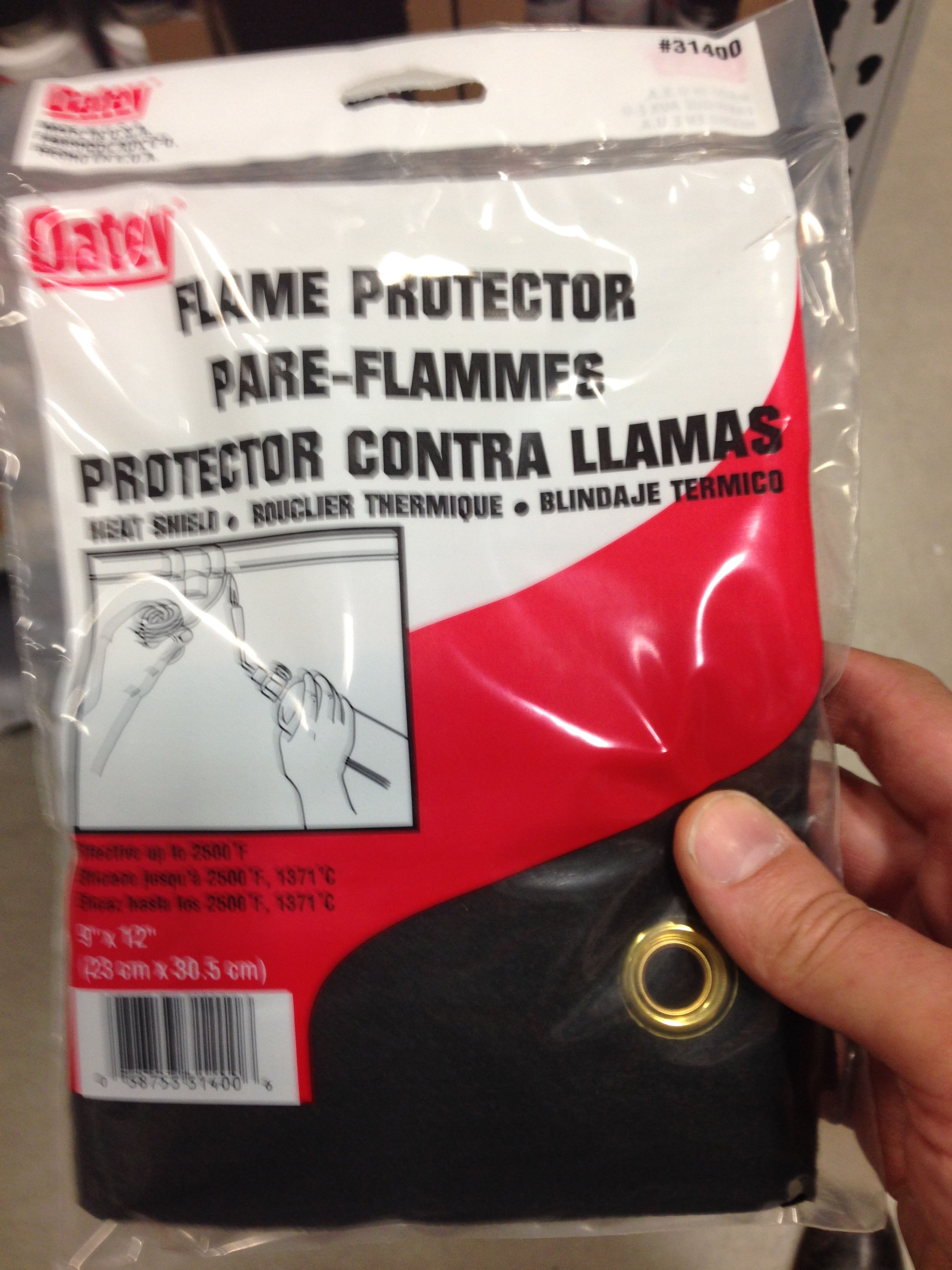 This 'flame-protection' fabric (along with silicone place mats) saved the quartz tube from abrasion from my metal stand.saved the tube 
