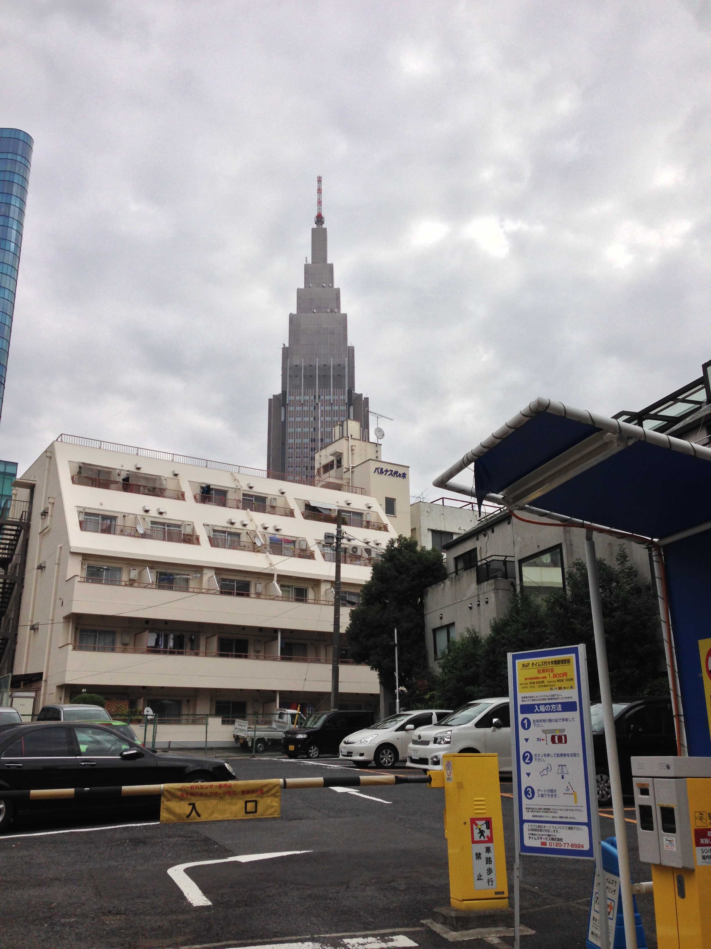 I liked the contrasting shapes of these buildings in the distance.