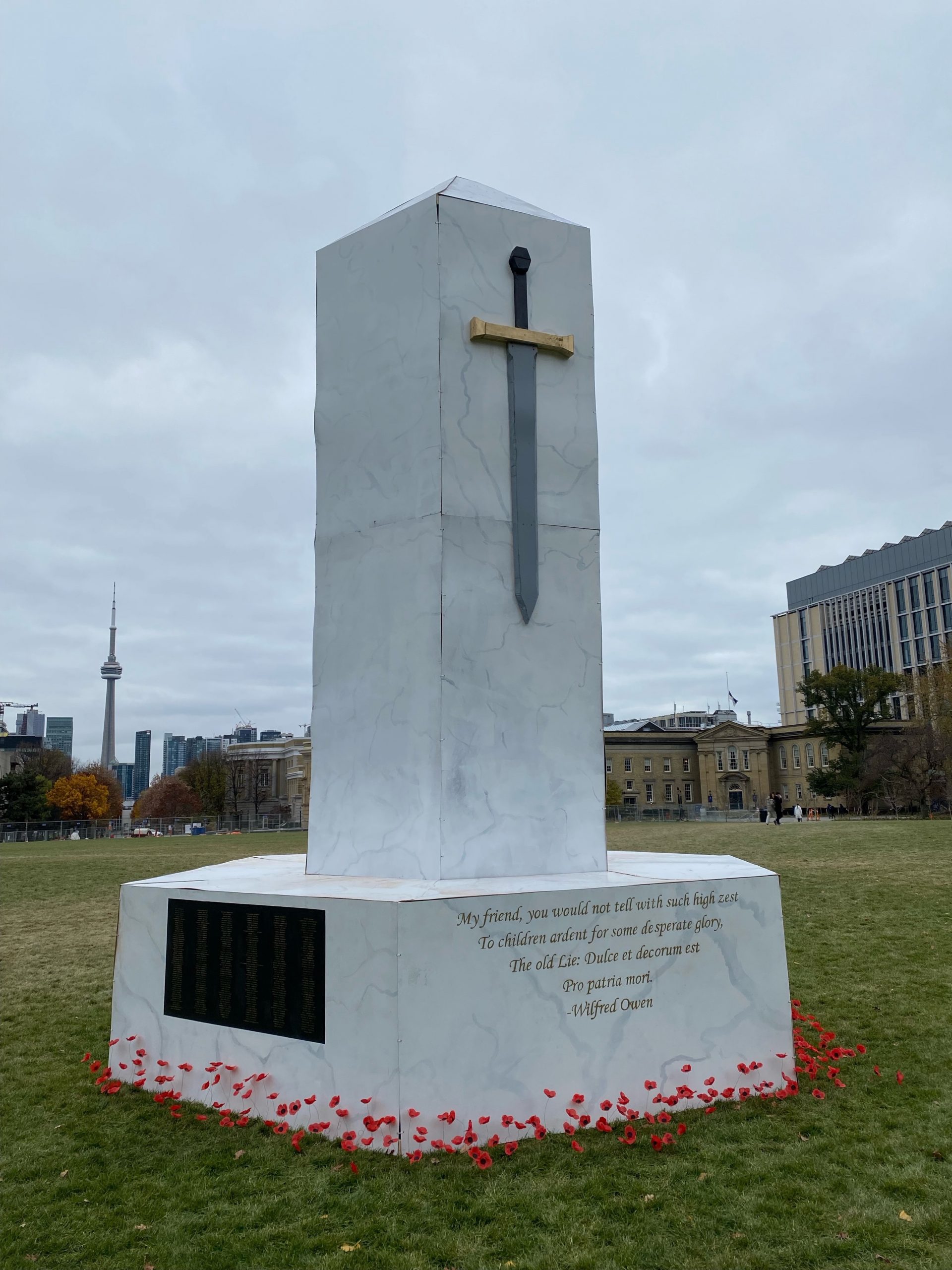 University of Toronto Engineering Remembrance Memorial, 2023-11-11
